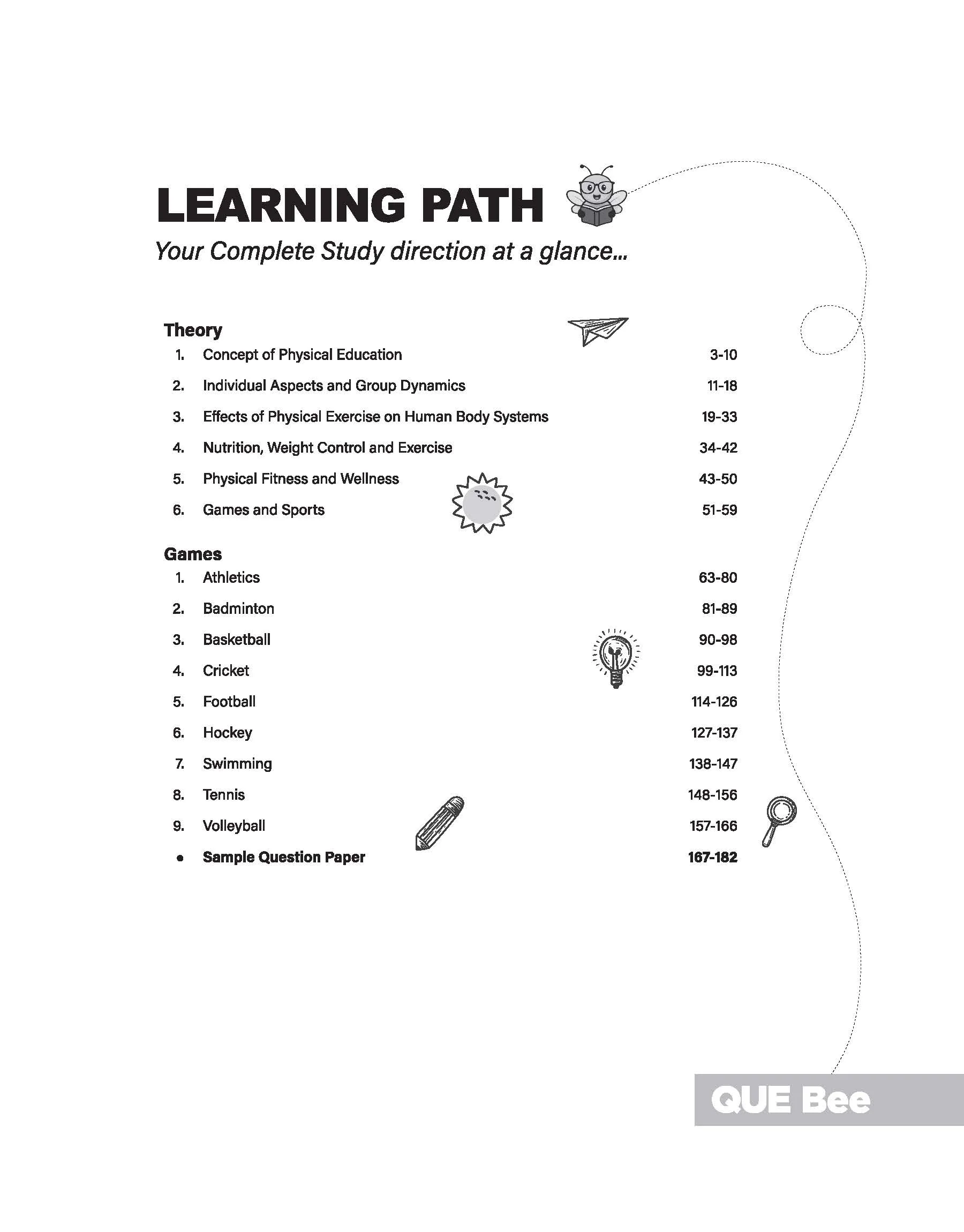 ISC Physical Education Class 11 Exam | Quick Theory, Exam Pattern Questions & Sample Papers | As per Latest ICSE Syllabus | Que Bee 2nd Edition - Image 5