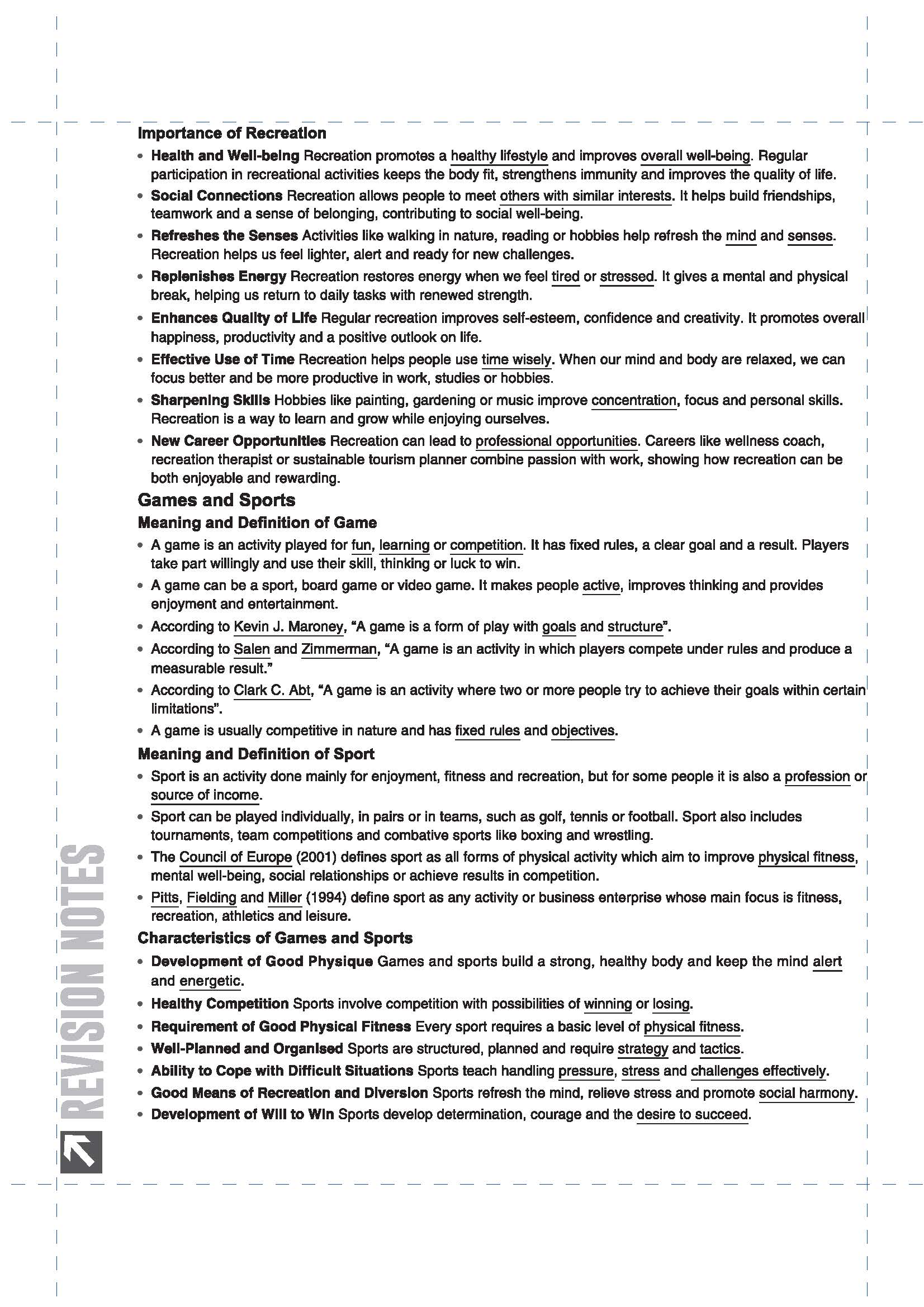 ISC Physical Education Class 11 Exam | Quick Theory, Exam Pattern Questions & Sample Papers | As per Latest ICSE Syllabus | Que Bee 2nd Edition - Image 9