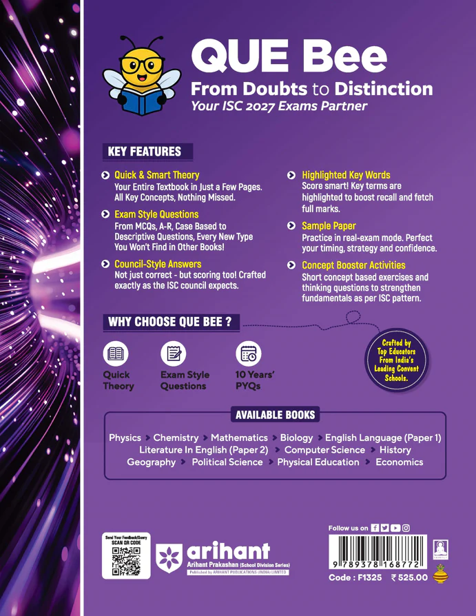ISC Physics Class 11 Exam Book | Quick Theory, Exam Pattern Questions & Sample Papers | As per Latest ICSE Syllabus | Que Bee 2nd Edition - Image 11