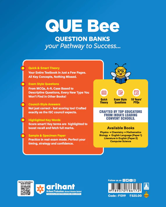 ISC QUE Bee Chemistry Class 12 Exam 2026 | Quick Theory, Exam Pattern Questions, 10 Year PYQ's & Sample Question Papers | Key Words Highlighted - Image 3