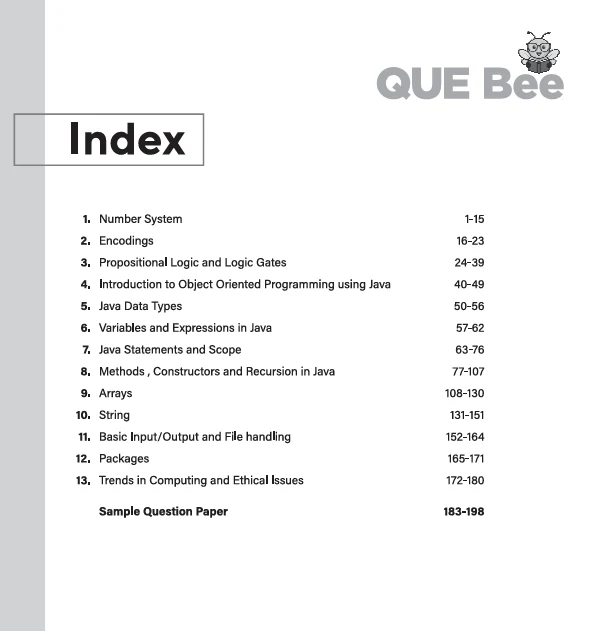 ISC QUE Bee Computer Science Class 11 Exam 2026 | Quick Theory, Exam Pattern Questions, Perfect Answer, Question Papers | Key Words Highlighted - Image 2