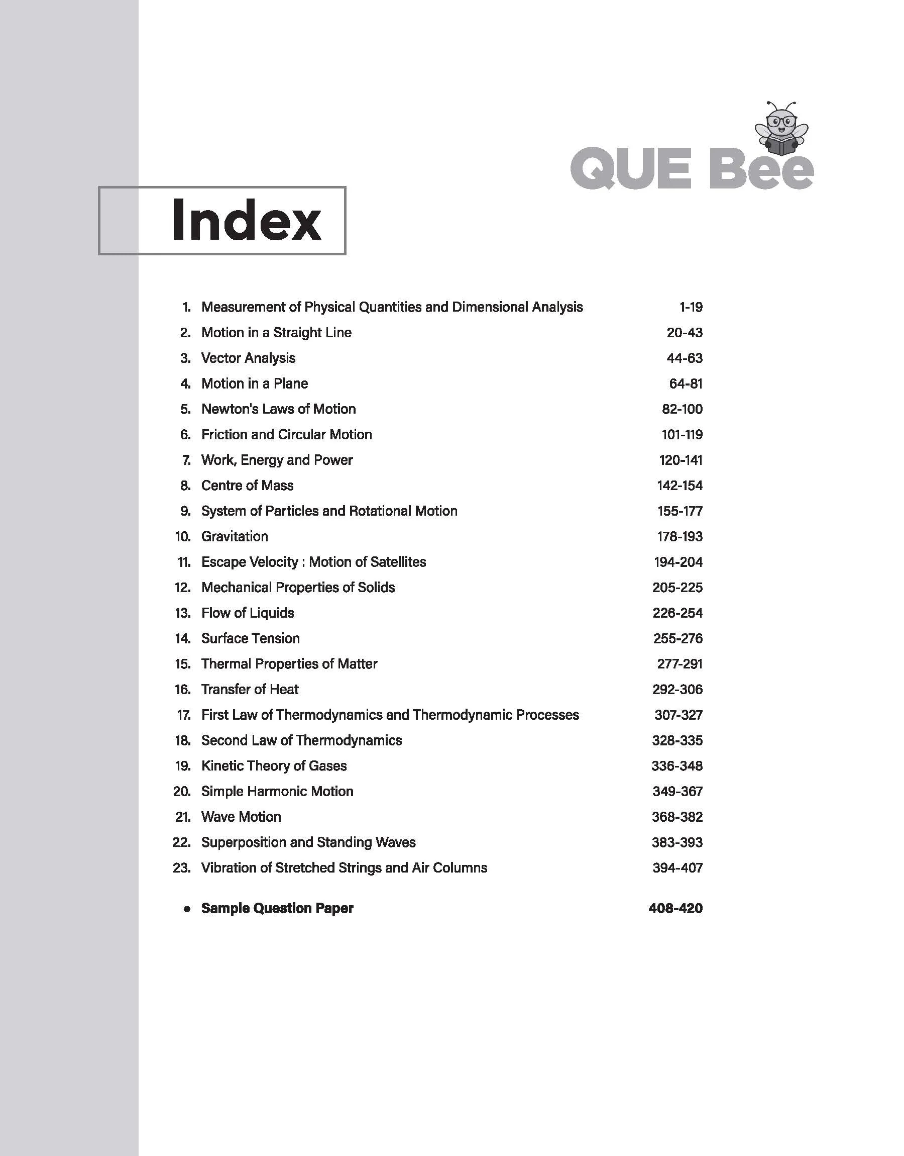 ISC QUE Bee Physics Class 11 Exam 2026 | Quick Theory, Exam Pattern Questions, Speciman & Sample Papers | Key Words Highlighted - Image 2