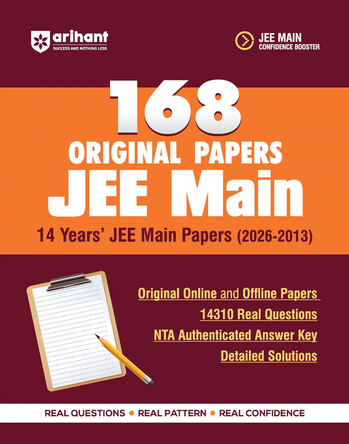 JEE Main 14 Years (2026–2013) Solved Papers | 168 Original Papers with 14310 Real Questions | Detailed Solutions & NTA Authenticated Answer Key | Online & Offline Papers for IIT JEE Main