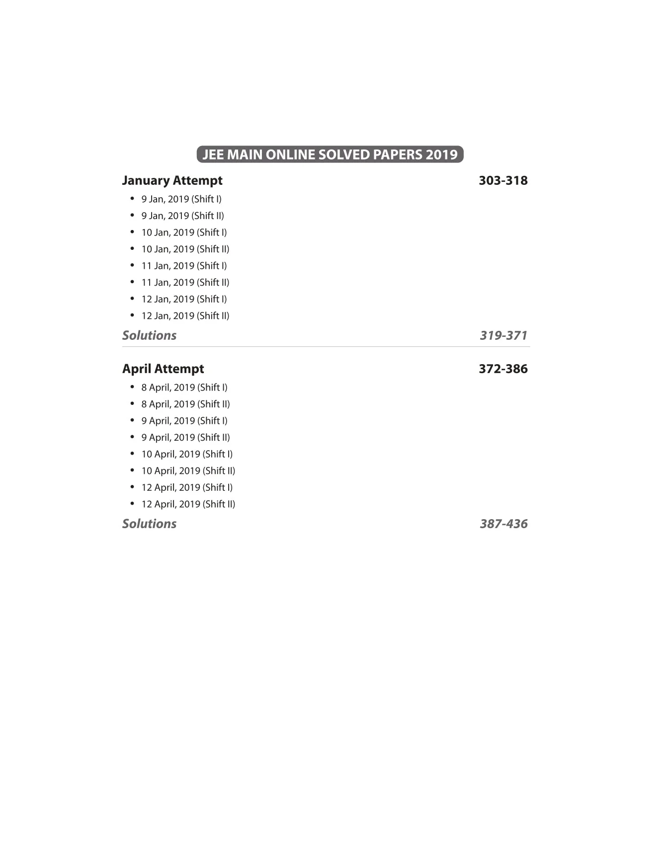 JEE Main  Mathematics | Online Solved Papers (2023-2019) - Image 7