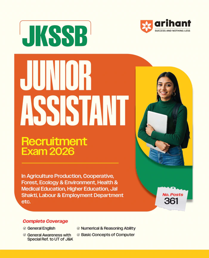 JKSSB Junior Assistant Exam 2026 | Study Guide | Topic-wise Coverage of Complete Syllabus | Based on Latest Exam Pattern & Updated Syllabus