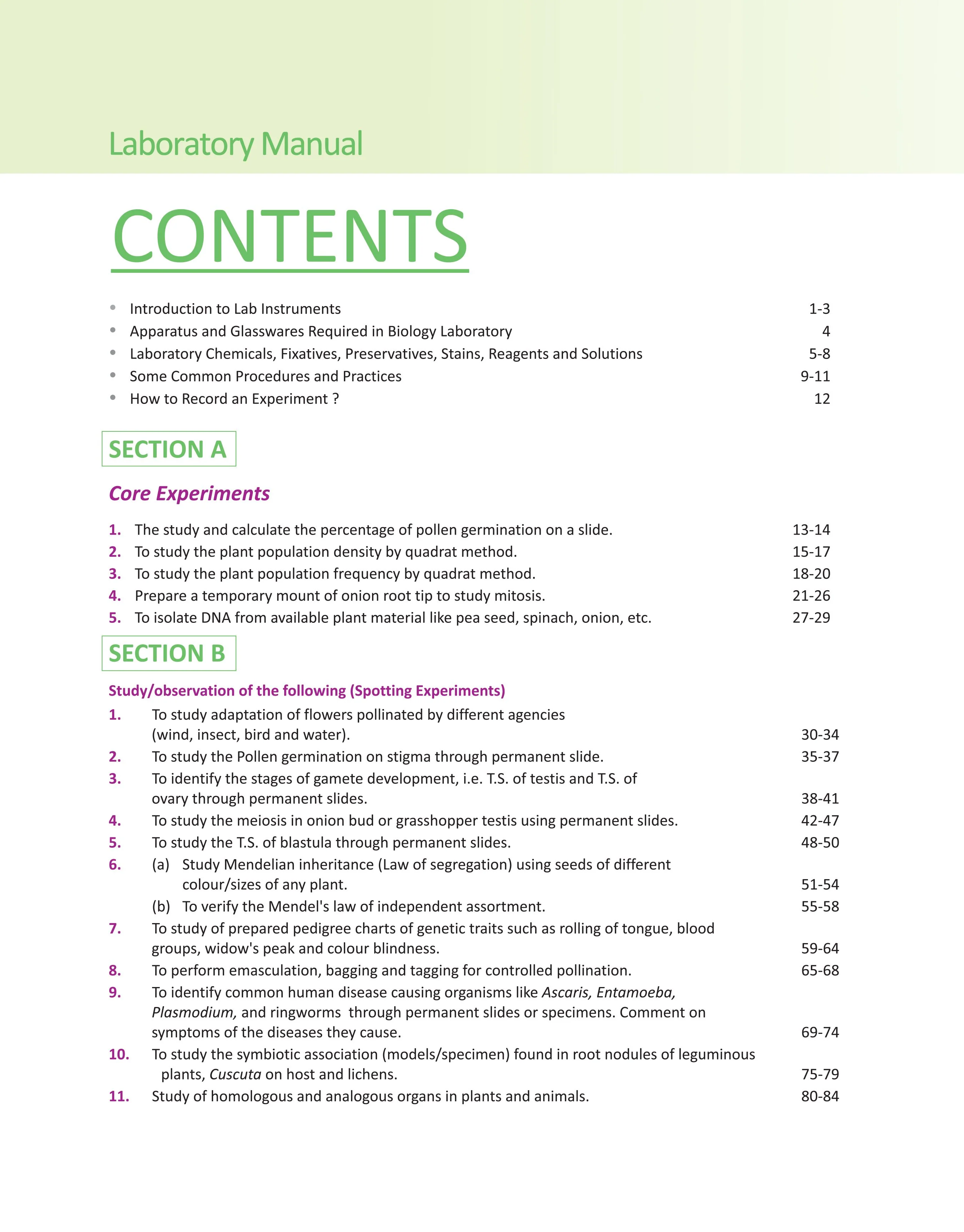 Laboratory Manual for CBSE Biology Class 12 I All experiments as per CBSE guidelines I Detailed and step-by-step procedure, Accurate diagrams, observation, and calculations with Viva-Voce - Image 3