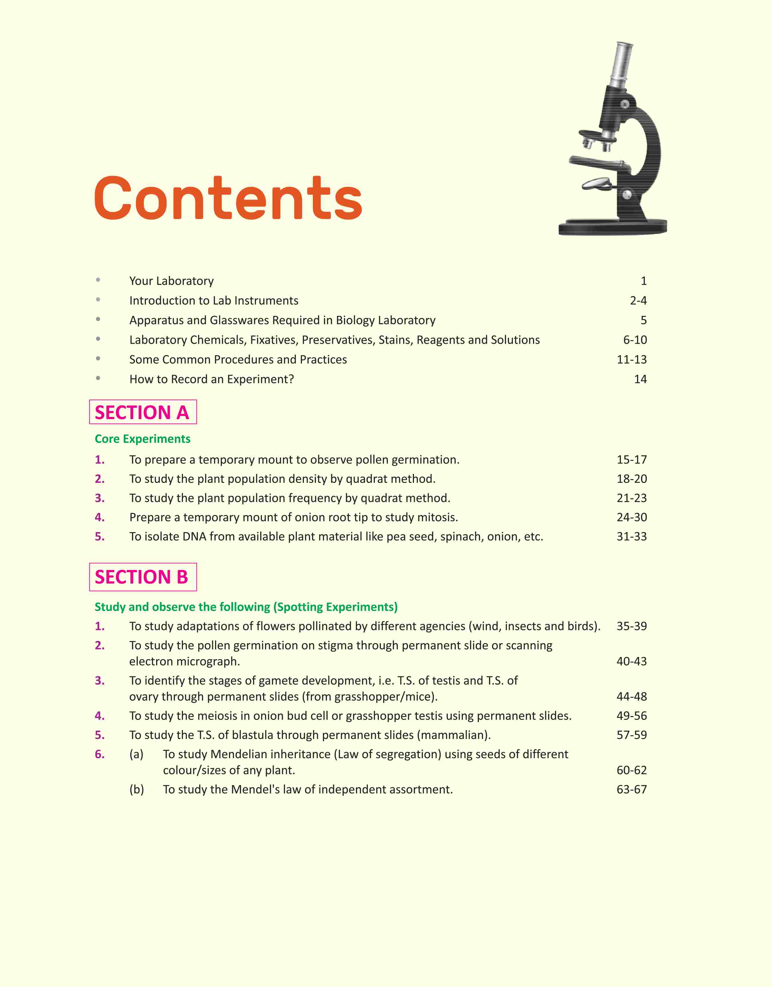 Laboratory Manual CBSE - Biology Class 12th | Revised Edition - Image 3