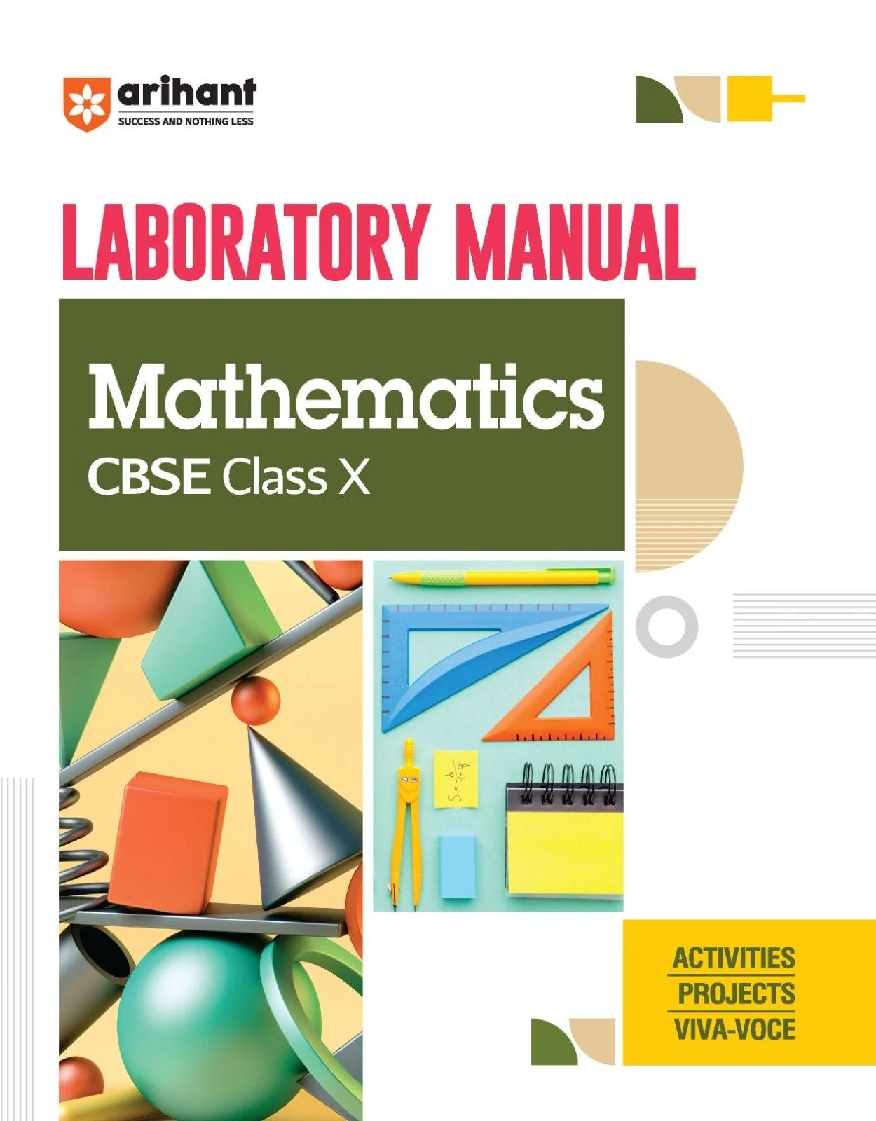Laboratory Manual Mathematics for CBSE Class X (10th) | Complete Practical Book with Experiments, Viva Voce Questions & Answers | NCERT Compliant Lab Book