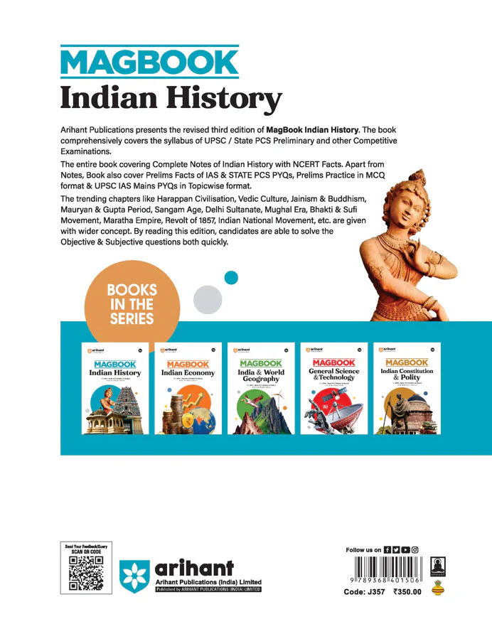 Magbook - Indian History | 3rd Editon | For UPSC , State PCS (Prelims & Main) & Other Examinations| English Medium - Image 2
