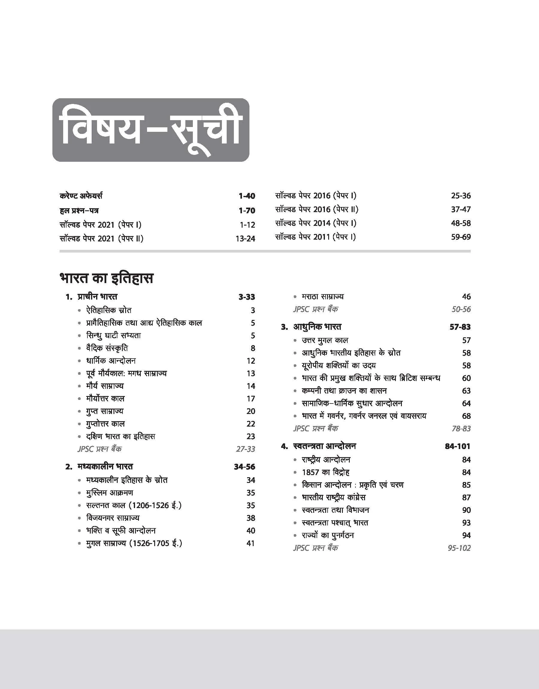 JPSC Pre Exam 2024 General Studies ( Paper I & II) | Hindi Medium - Image 3