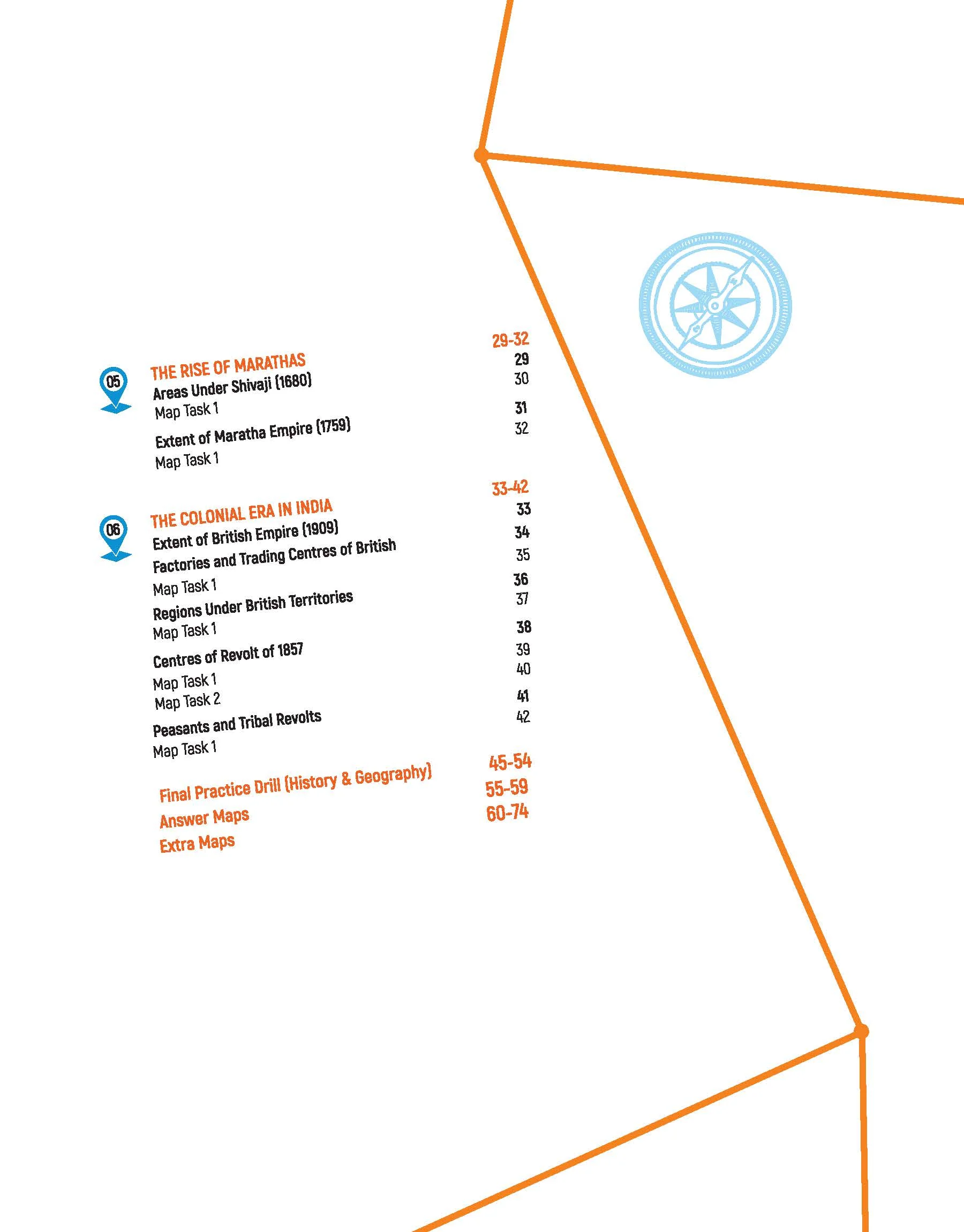 Map Skill Workbook Social Science CBSE Class 8 | As per  NEP 2020 | Based on Latest NCERT Exploring Society:  India & Beyond | Coverage of all NCERT Maps with ample Numbers of Practice Maps - Image 4
