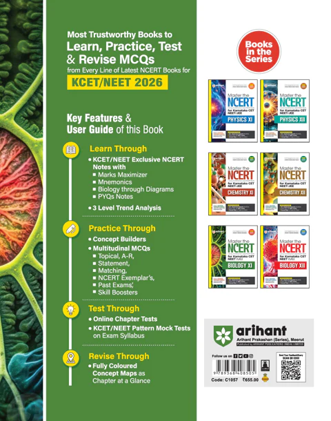 Master the NCERT Biology Class XI for Karnataka CET NEET (UG) | 3K+ Chapterwise-Topicwise Elite MCQS | Free Online Support - Image 7
