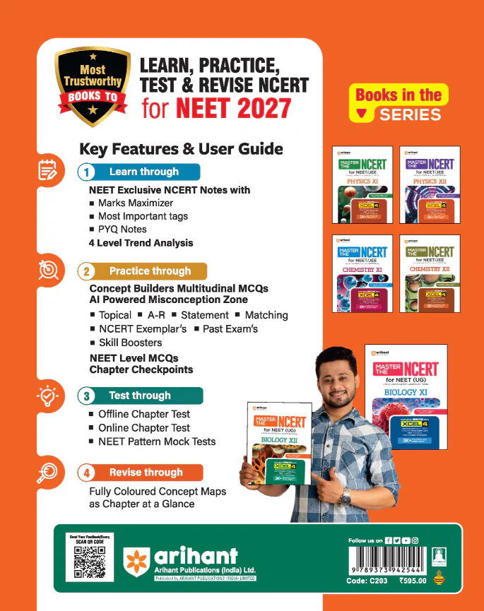 Master the NCERT Biology Class 12 | For NEET (UG) & CUET 2026-27 | Line by Line MCQs from Latest NCERT Book | NCERT-Based 2K+ MCQs, AI-Based Misconception Zone | FREE Online Support | Revised Edition 2027 - Image 11