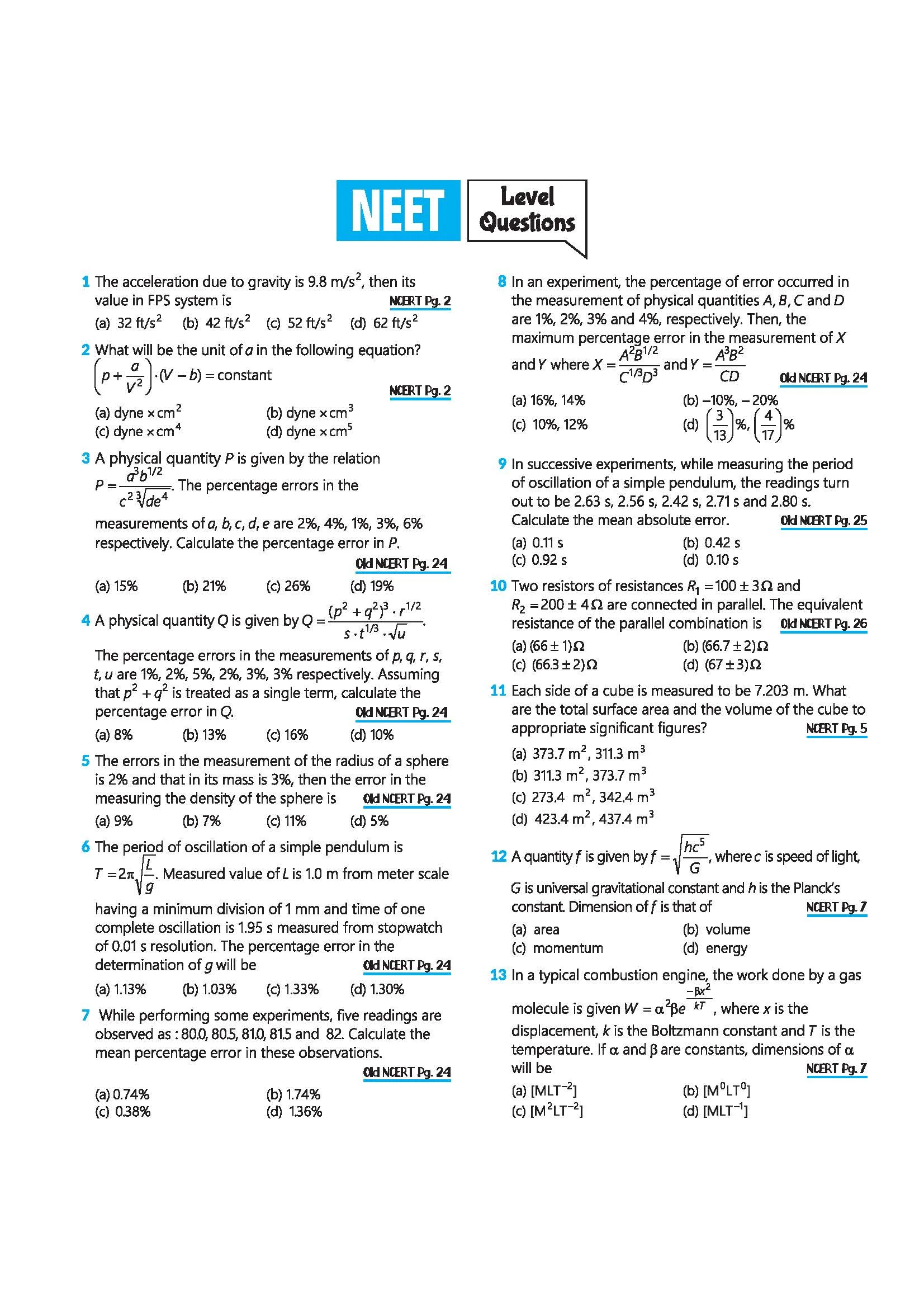 Master the NCERT Physics Class 11 | For NET, JEE & CUET 2026-27 | Line by Line MCQs from Latest NCERT Book | NCERT-Based 2K+ MCQs, AI-Based Misconception Zone | FREE Online Support | Revised Edition 2027 - Image 13