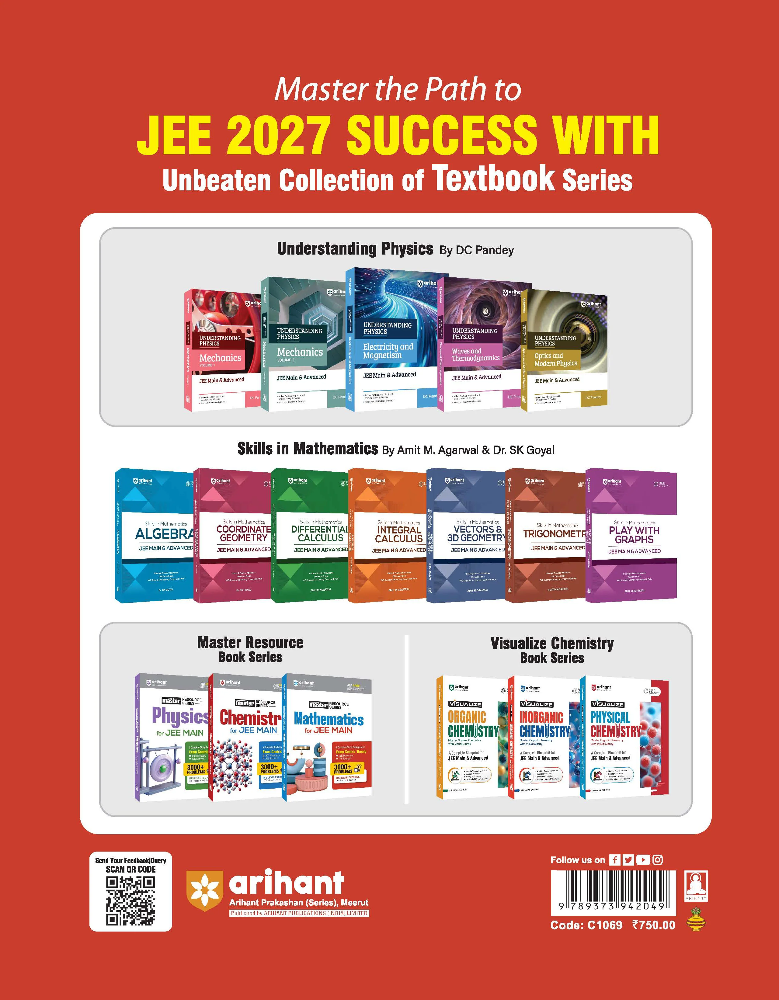 Master Resource Series Mathematics for JEE Main 2027 | Exam-Centric Theory, Trend Analysis & JEE Extract | 3000+ Problems with 3-Level Exercises (PYQs, JEE Probes & JEE Plus) | Prafful K Agarwal - Image 2