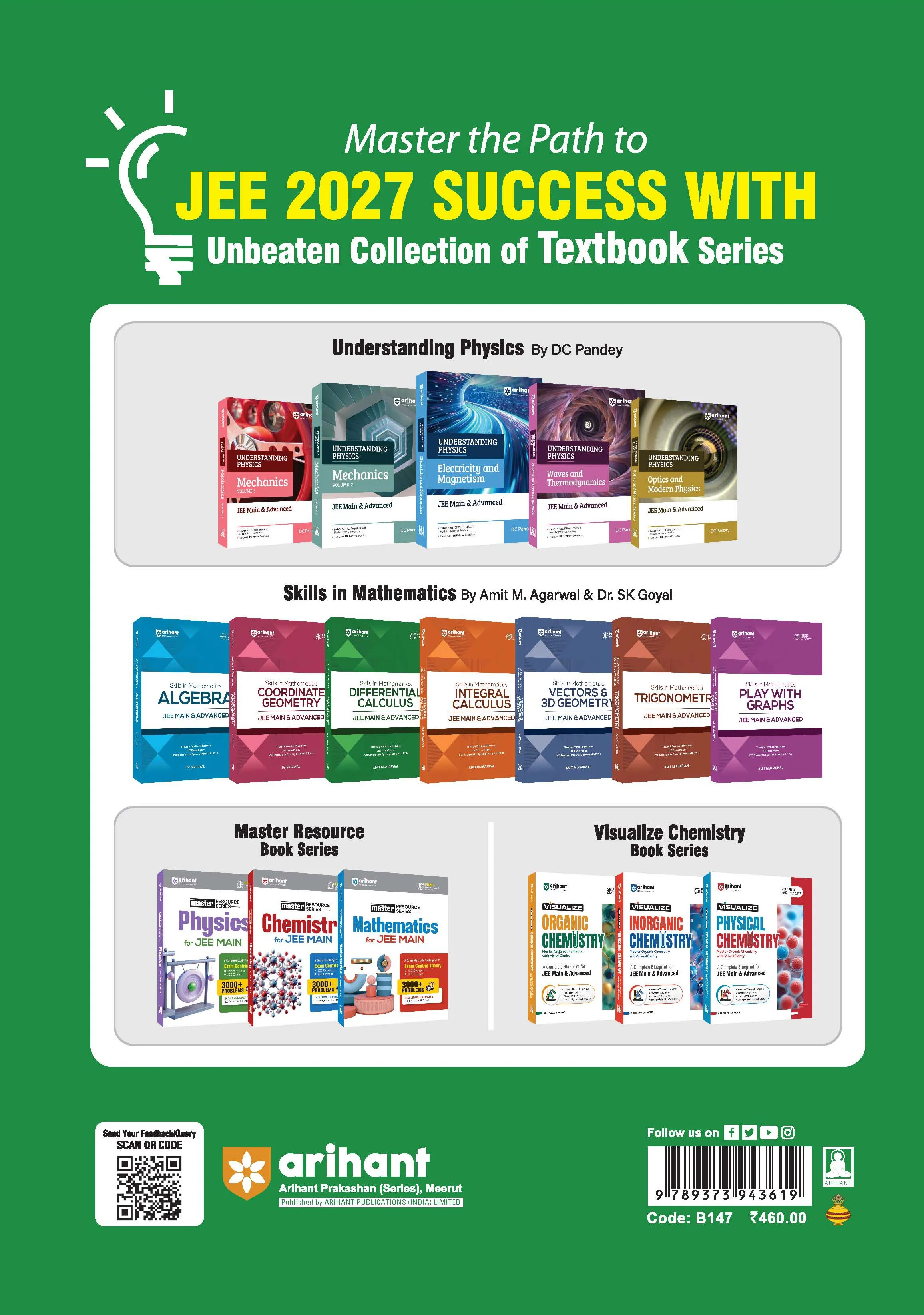 Navigator Series JEE Main & Advanced 2027 – Algebra | 2000+ Problems | Sets, Complex Numbers, Equations, Matrices, Probability & More | 3 Level Exercises with PYQs | by Dr. Amit Kumar Singh - Image 11