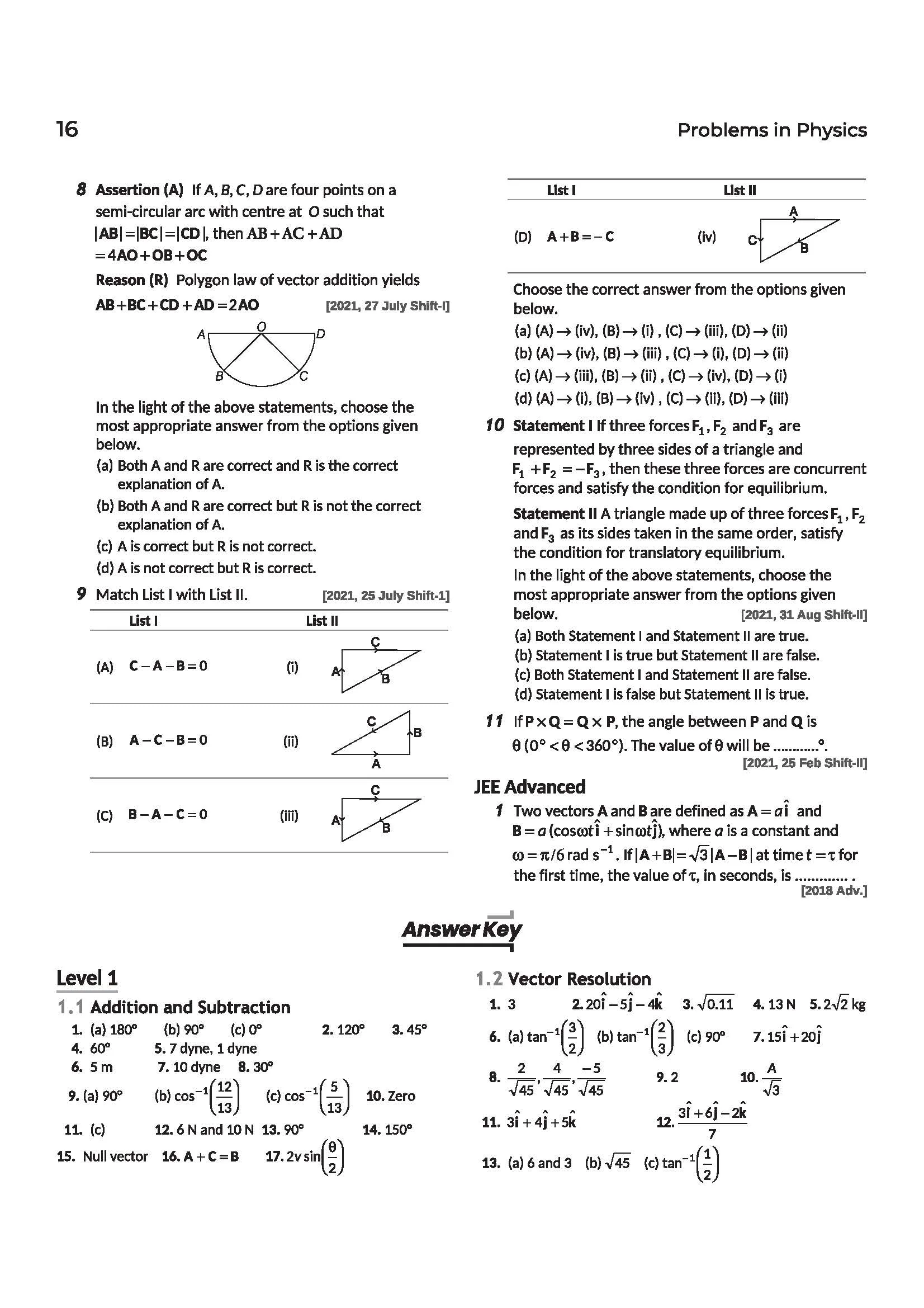Navigator Series JEE Main & Advanced 2027– Mechanics I | 3000+ Problems | Vectors, Calculus, NLM, Projectile, Work & Energy, Circular Motion | 3-Level Exercises with PYQs - Image 10