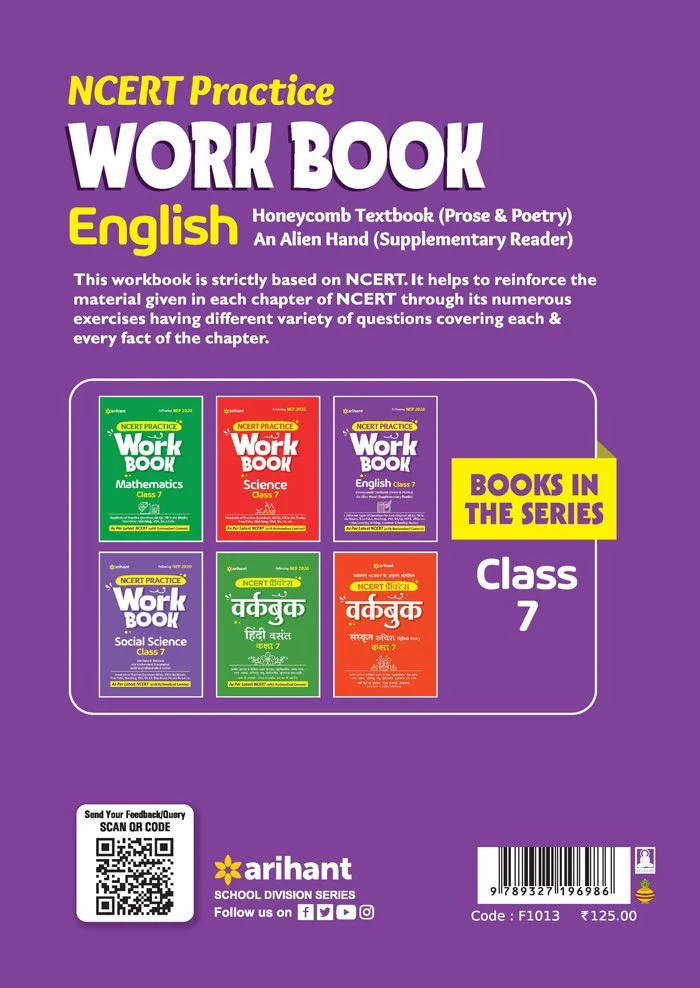 NCERT Practice Workbook English Class 7 - Image 2