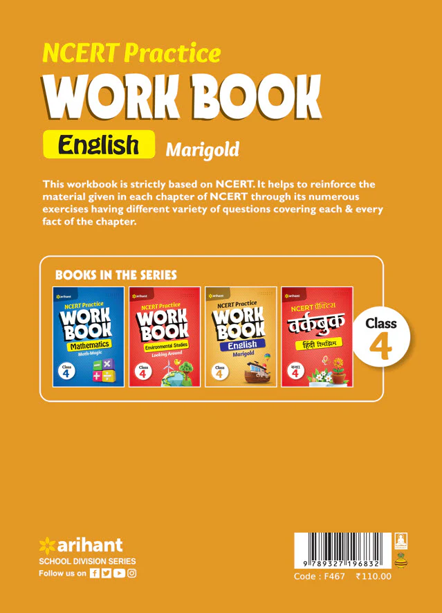 NCERT Practice Workbook English Marigold  Class 4 - Image 2