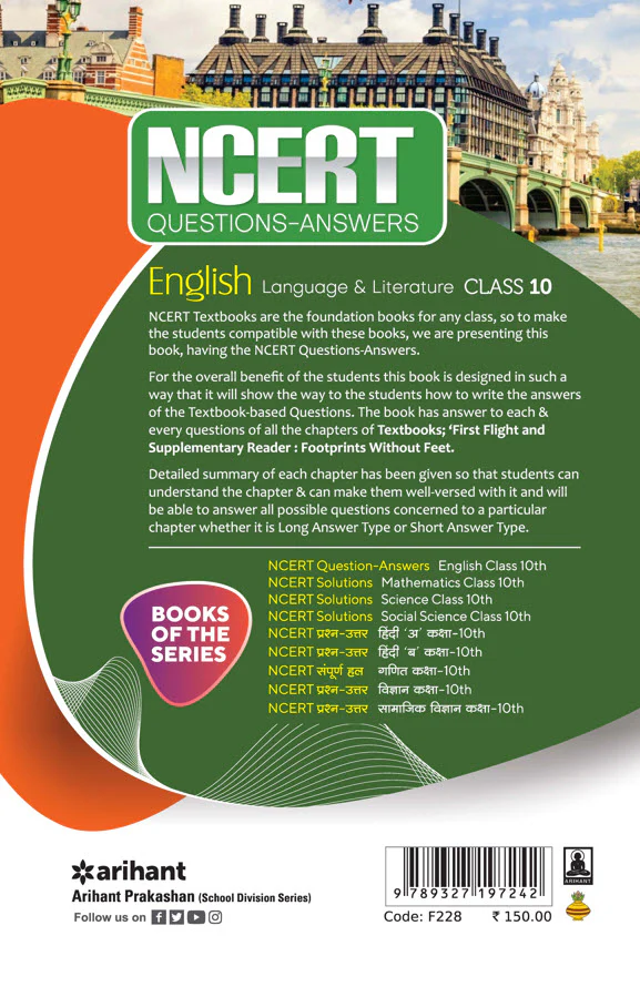 NCERT Question Answer English Language & Literature Class 10 - Image 2