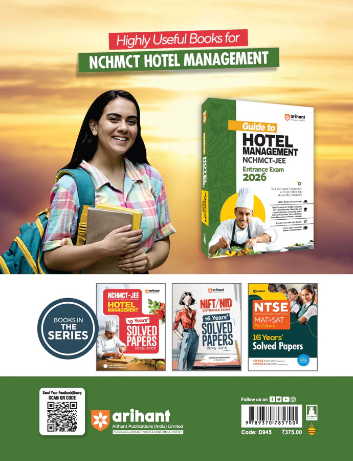 NCHMCT-JEE (Hotel Management) 19 Years' (2025-2007) Solved Papers with Detailed & Authentic Explanations - Image 2