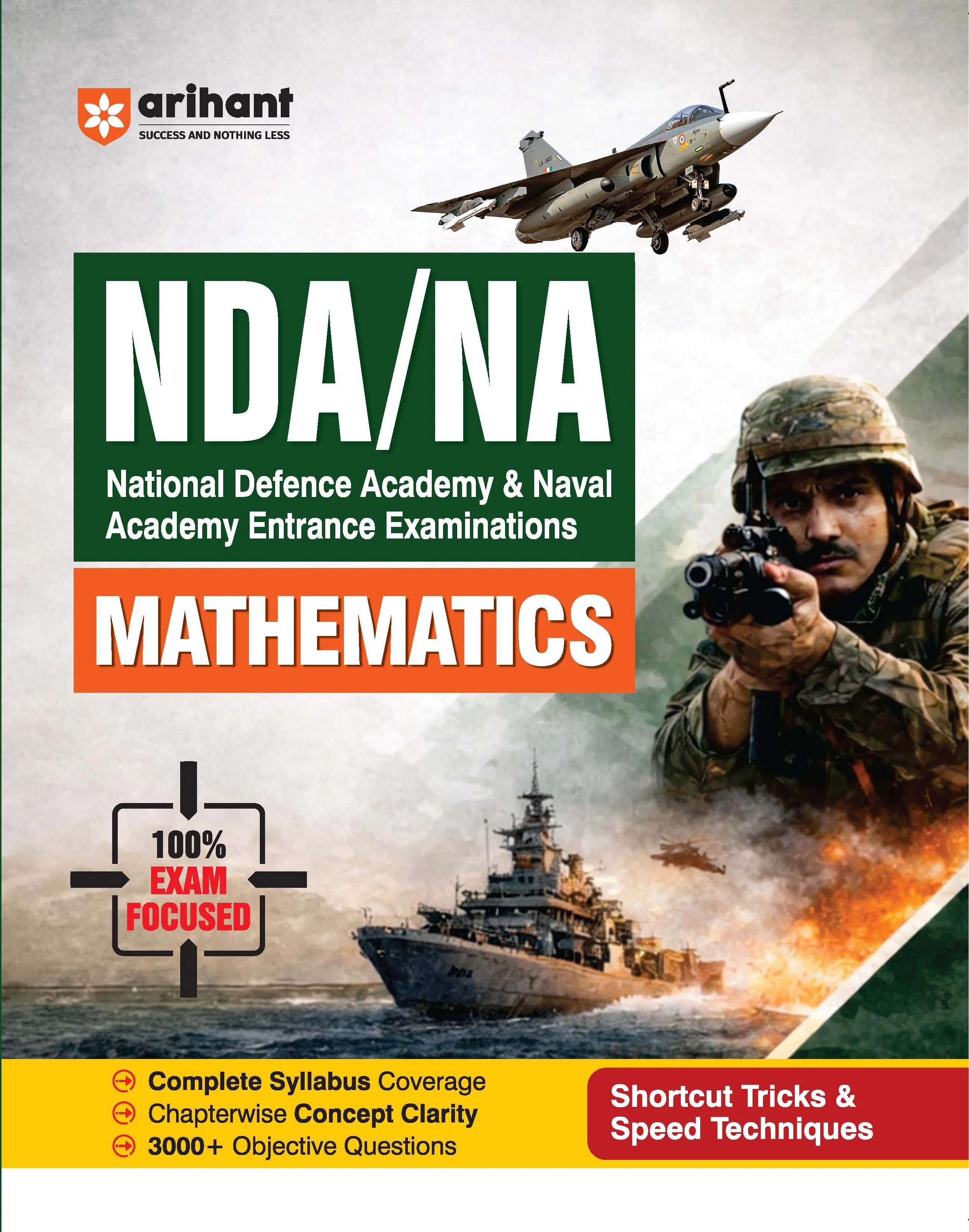 NDA/NA Mathematics 2026 | Complete Syllabus + 3000+ Objective Questions | Chapterwise Concepts | Shortcut Tricks & Speed Techniques | Exam Focused
