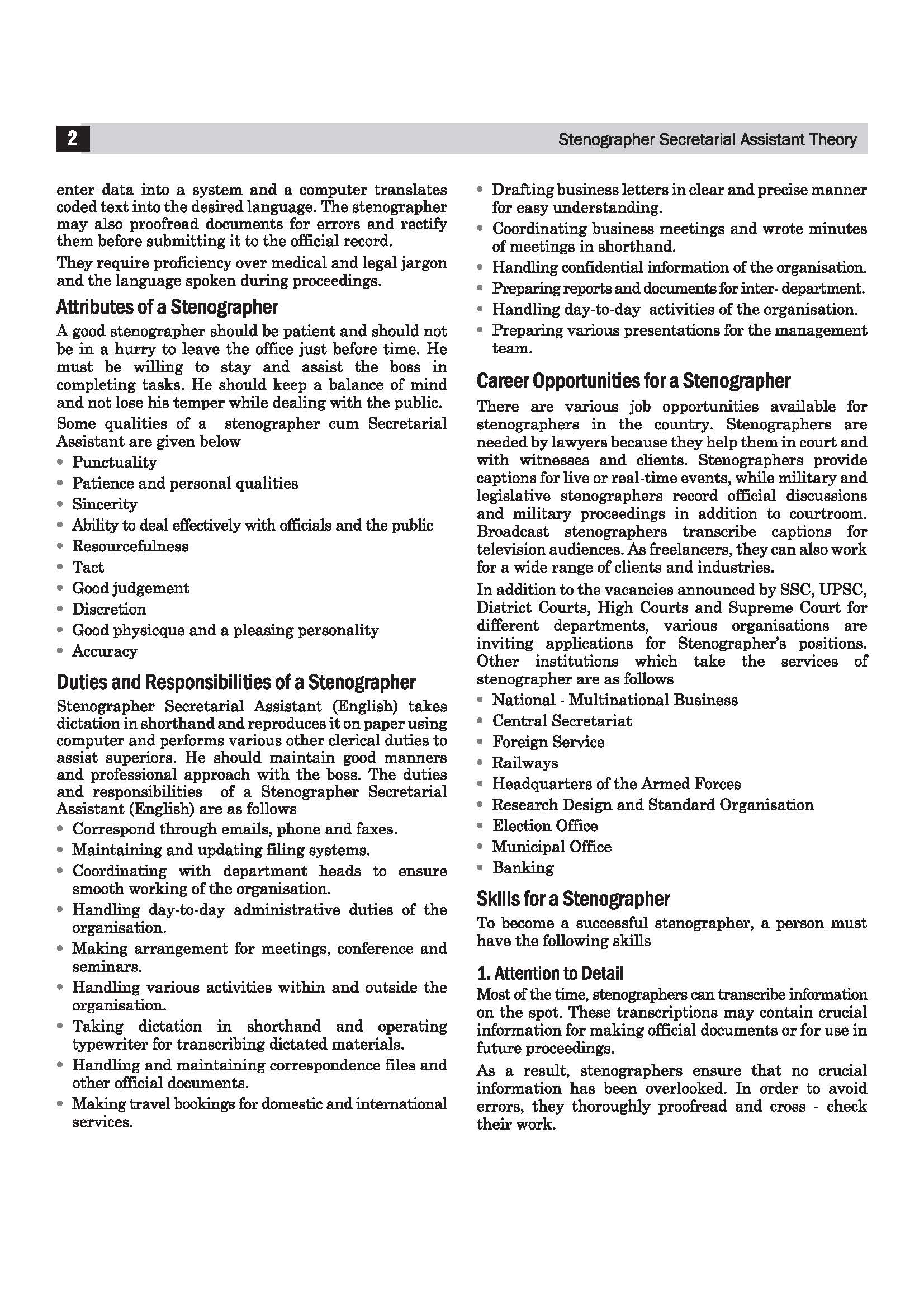 NSQF (Level 3.5) Stenographer Secretarial Assistant Theory | 1st Year ITI Students | Bharat Skills CBT & NIMI Pattern Based | Completely Revised Edition | Step-by-Step Theory with Diagrams - Image 5