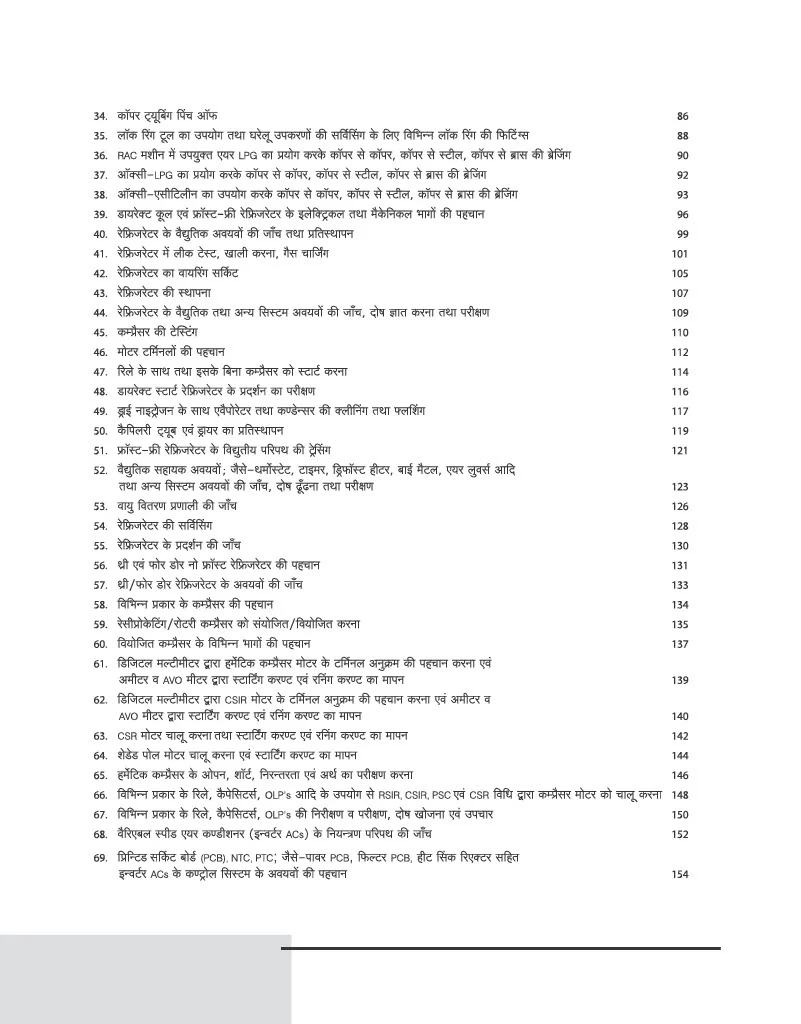 NSQF (Level 4) Refrigeration evam  Air Conditioning  Practical | 1st & 2nd Year ITI Students | Bharat Skills CBT & NIMI Pattern Based | Completely Revised Latest Syllabus Edition | Hindi Medium - Image 3