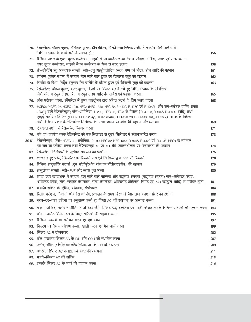 NSQF (Level 4) Refrigeration evam  Air Conditioning  Practical | 1st & 2nd Year ITI Students | Bharat Skills CBT & NIMI Pattern Based | Completely Revised Latest Syllabus Edition | Hindi Medium - Image 4