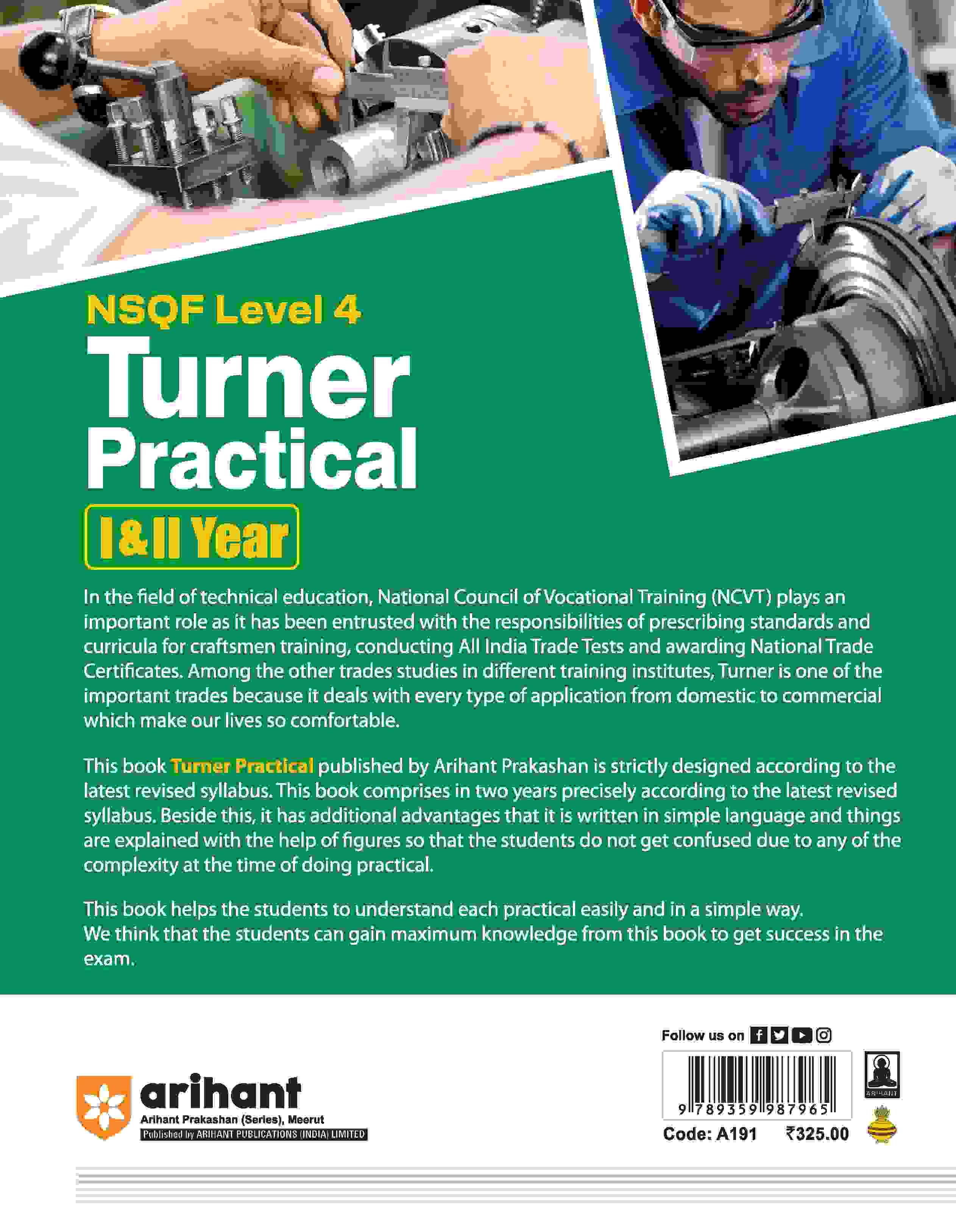 NSQF (Level 4) Turner Practical  (I & II Year) | English - Image 2