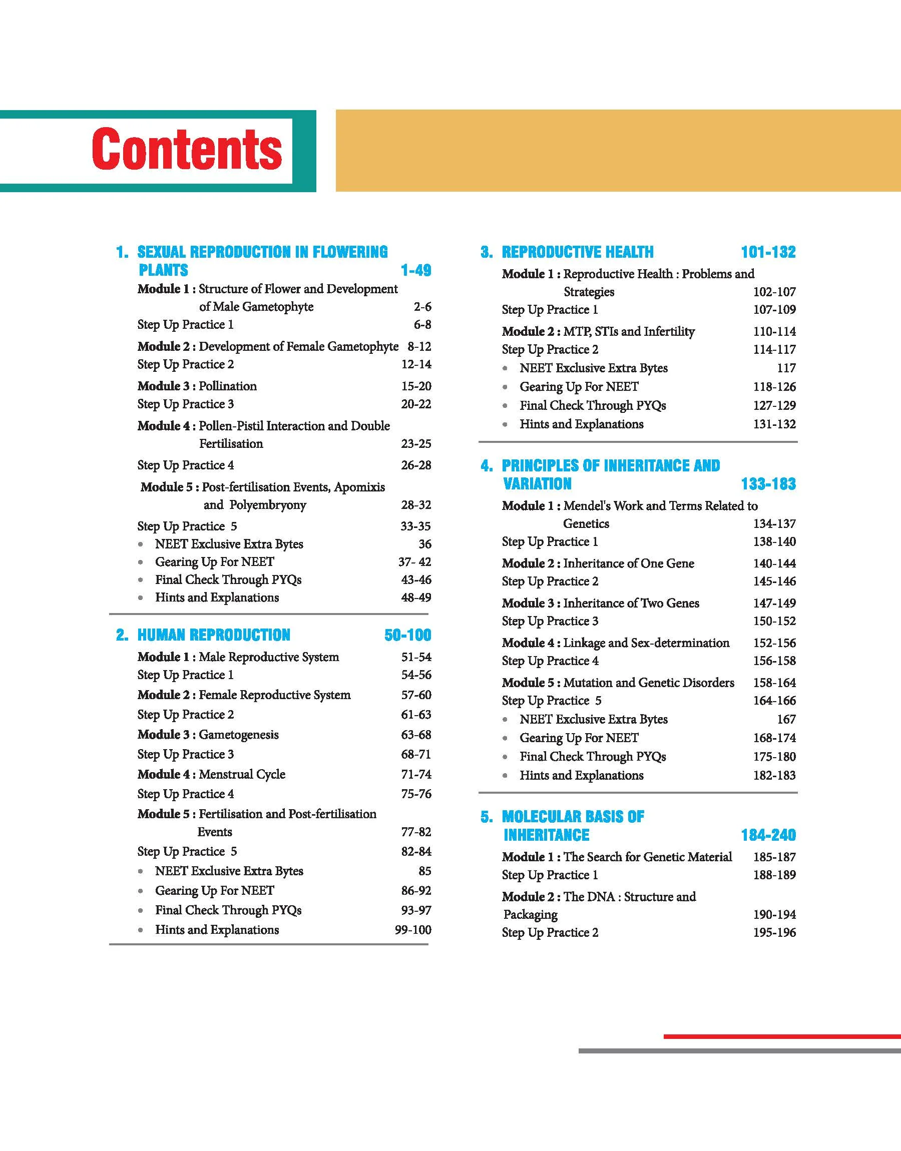 Objective Biology Volume 2 for NEET 2027 | Medico Achiever’s Series | 2000+ MCQs with PYQs Synced Modular Theory | Fully Revised NEET Preparation Book  by Sanjay Sharma & Sudhakar Banerjee - Image 5