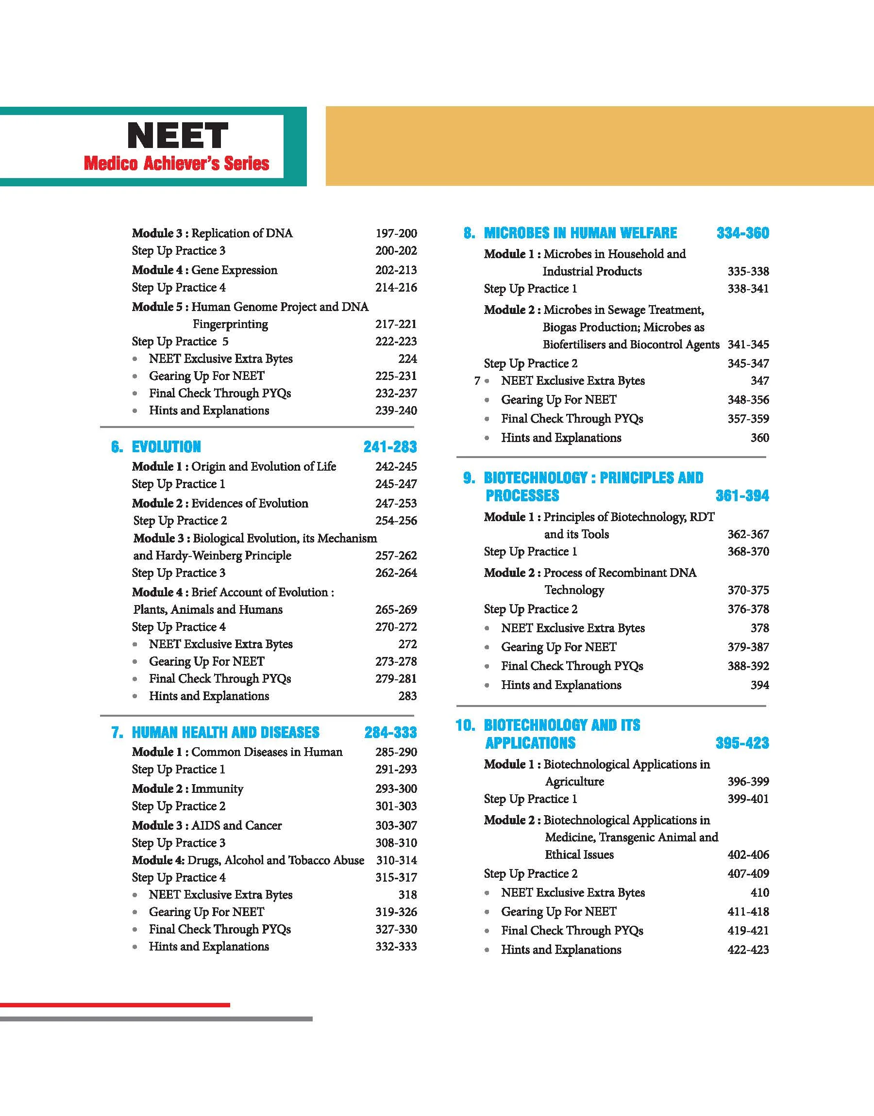 Objective Biology Volume 2 for NEET 2027 | Medico Achiever’s Series | 2000+ MCQs with PYQs Synced Modular Theory | Fully Revised NEET Preparation Book  by Sanjay Sharma & Sudhakar Banerjee - Image 6