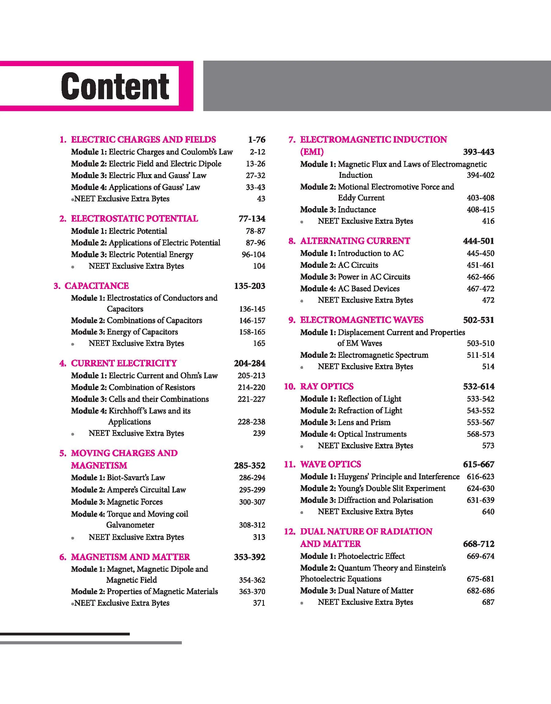 Objective Physics Volume 2 for NEET 2027 | Medico Achiever’s Series | 3000+ MCQs with PYQs Synced Modular Theory | Fully Revised NEET Preparation Book  by DC Pandey - Image 5