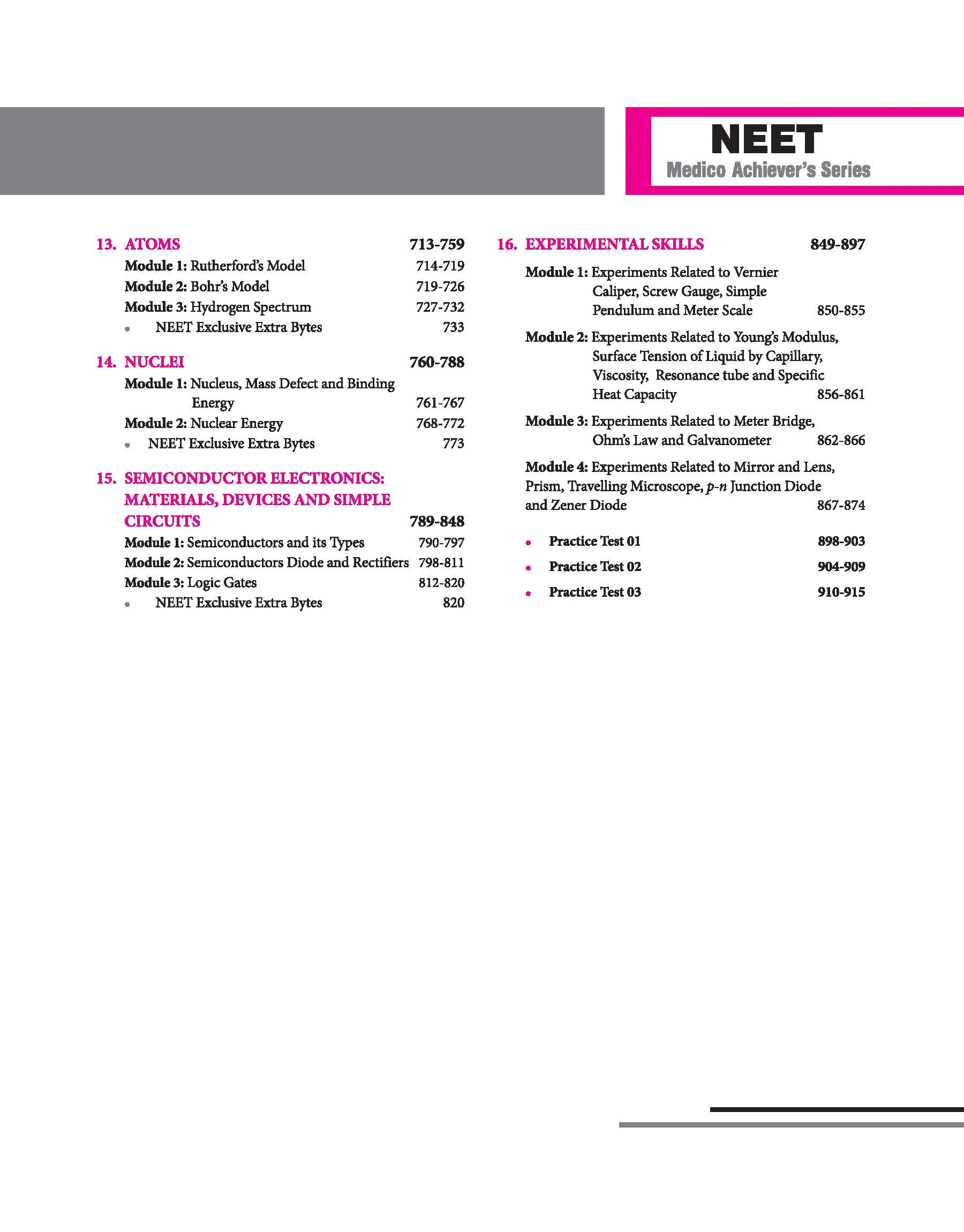 Objective Physics Volume 2 for NEET 2027 | Medico Achiever’s Series | 3000+ MCQs with PYQs Synced Modular Theory | Fully Revised NEET Preparation Book  by DC Pandey - Image 6