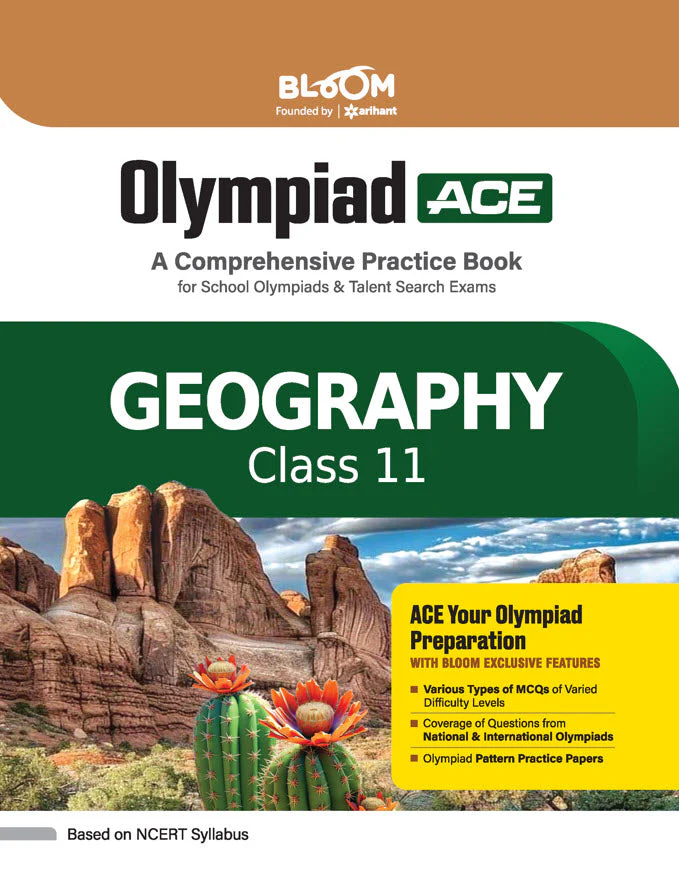 Olympiad ACE Geography Class 11 | A Comprehensive Practice Book | ACE Your Olympiad Preparation