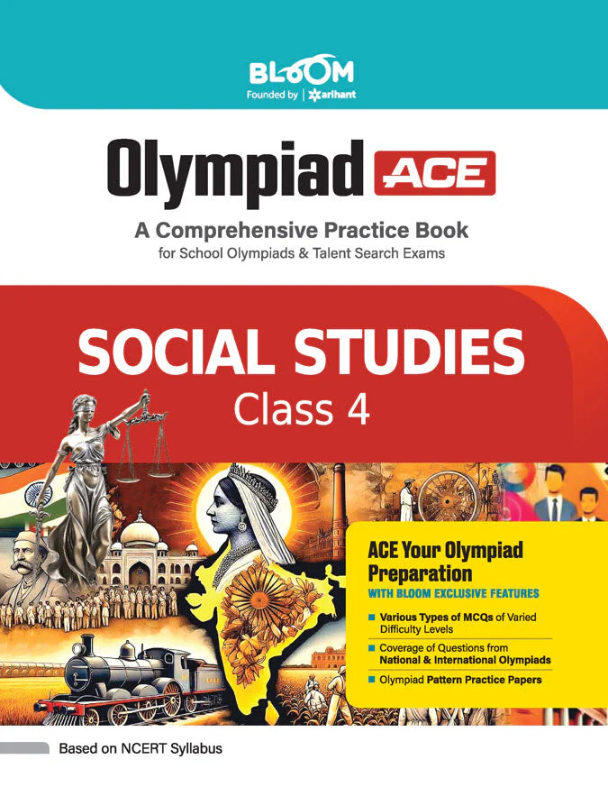 Olympiad ACE Social Studies Class 4 | A Comprehensive Practice Book | ACE Your Olympiad Preparation
