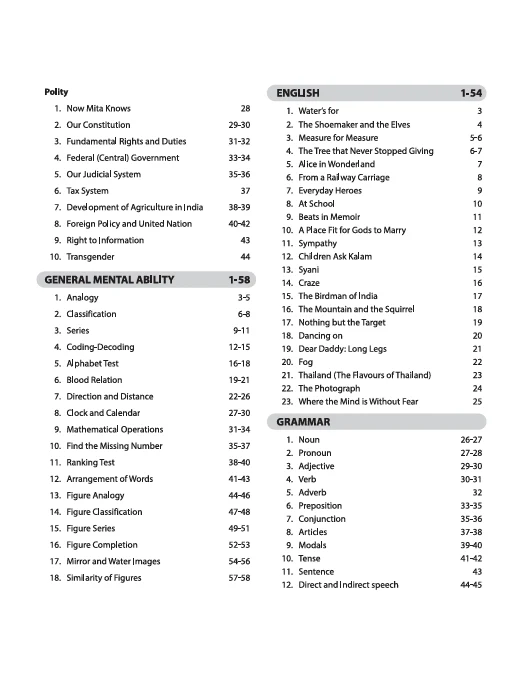 Prayas Residential Schools Class 9 Entrance Exam 2026 Study Guide| Sectionwise To-The-Point Notes, Exam Pattern Practice MCQs & Latest Solved Paper 2025 - Image 4