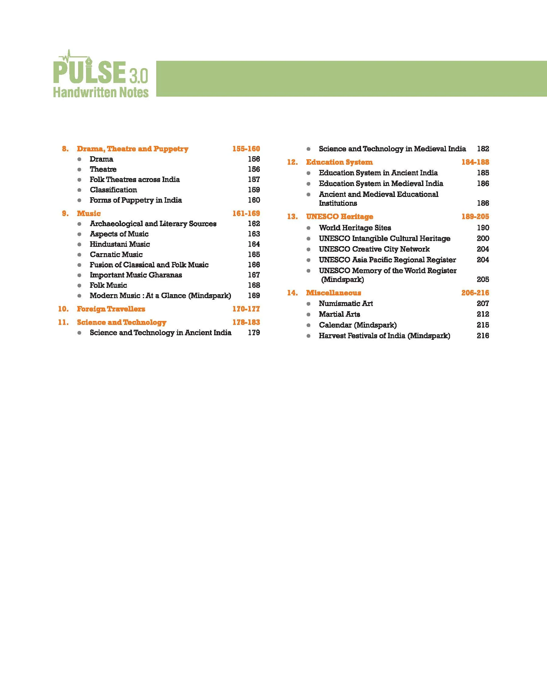 PULSE 3.0 Handwritten Notes: Art & Culture| Fully Revised Edition with SMART Framework | for UPSC Prelims, State PCS and Other Competitive Exam - Image 4