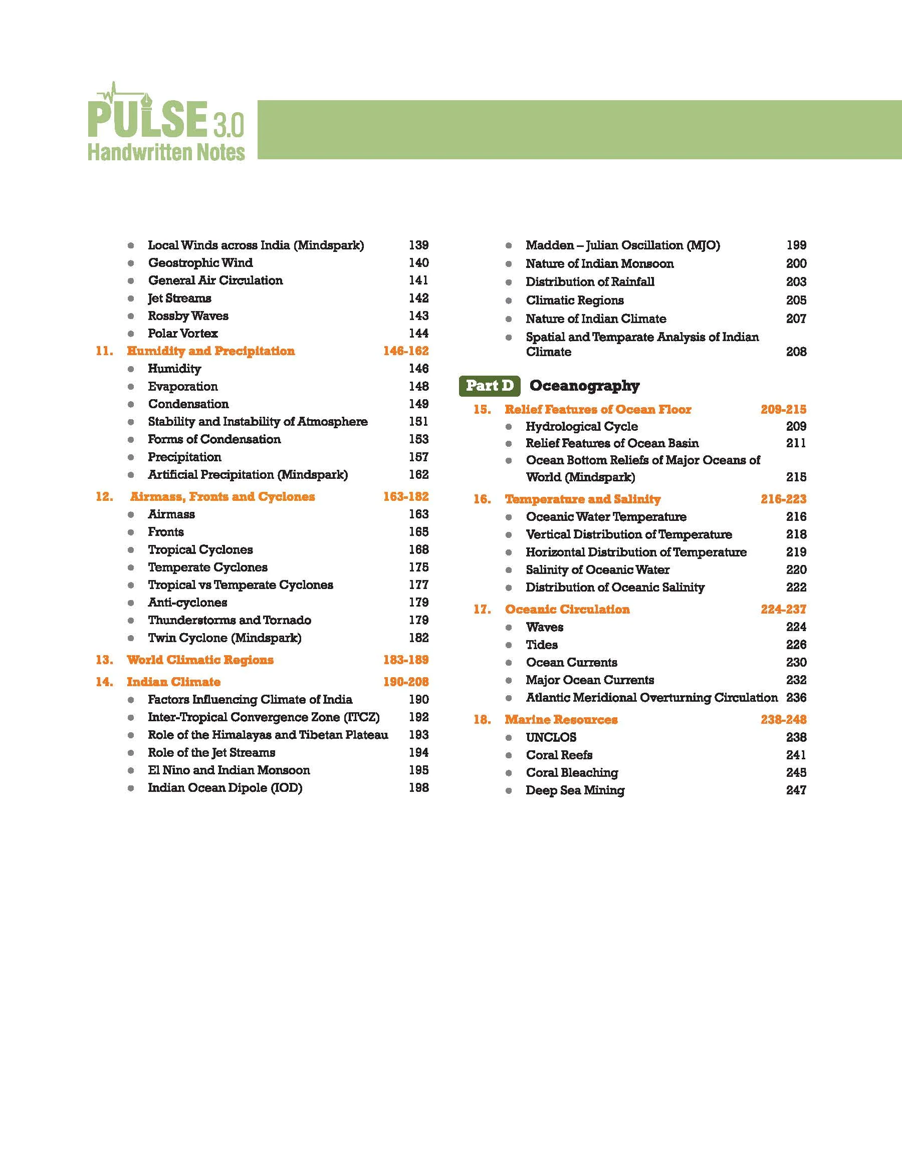 PULSE 3.0 Handwritten Notes: Conceptual Geography | Fully Revised Edition with SMART Framework | for UPSC Prelims, State PCS and Other Competitive Exam - Image 4
