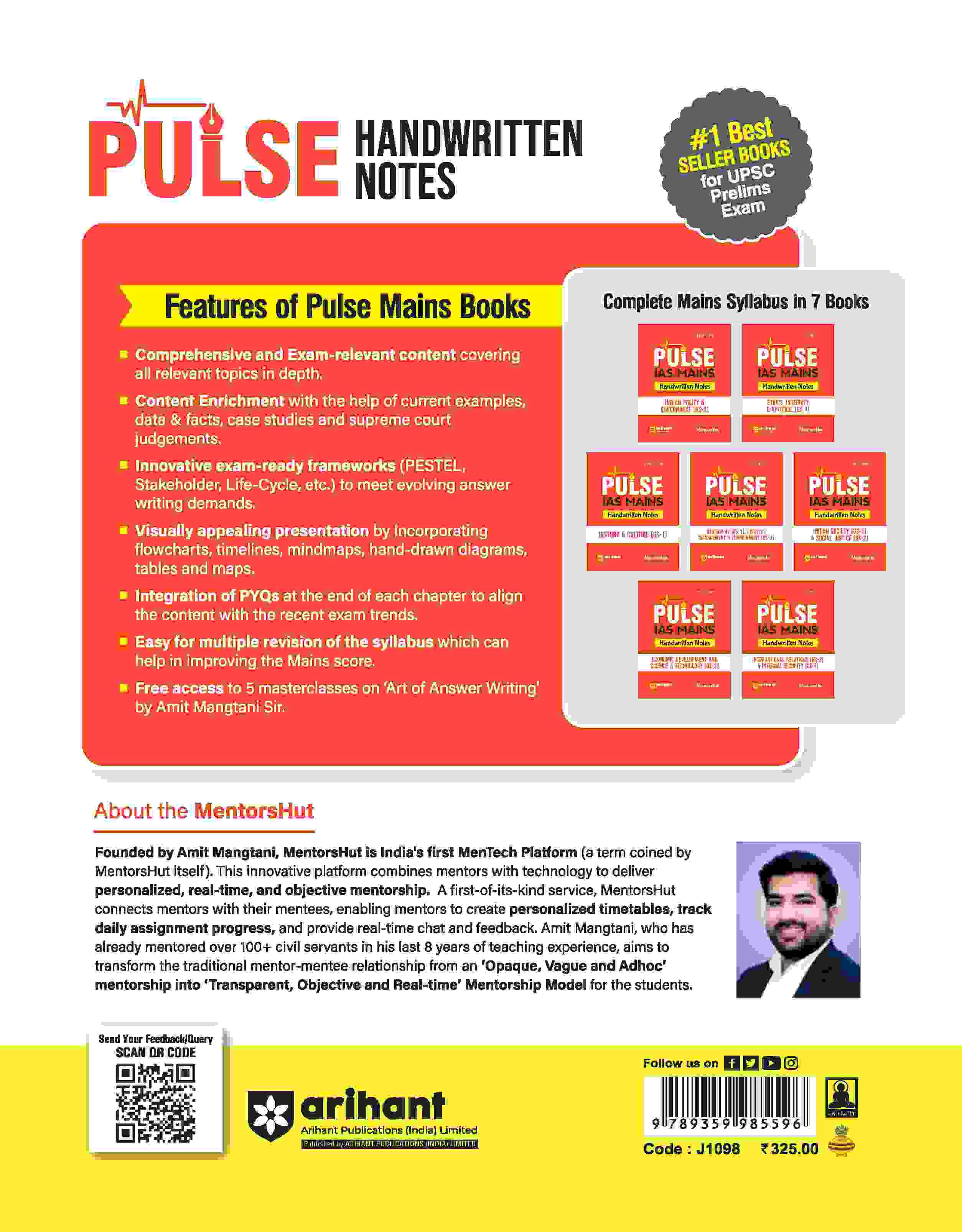 Pulse Handwritten Notes IAS Mains - Indian Society (GS-1) & Social Justice (GS-2)| First Edition - Image 2