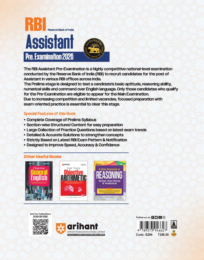 RBI Assistant Prelims 2026 | Complete Coverage of English, Quant & Reasoning | 2500+ MCQs with Model Solved Paper - Image 2