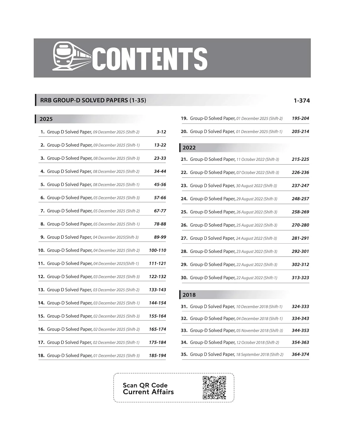 RRB Group-D Computer Based Test 2026 | 35 Solved Papers (2025, 2022, 2018) | 100% Detailed Solutions | Dhurandhar Series - Image 2