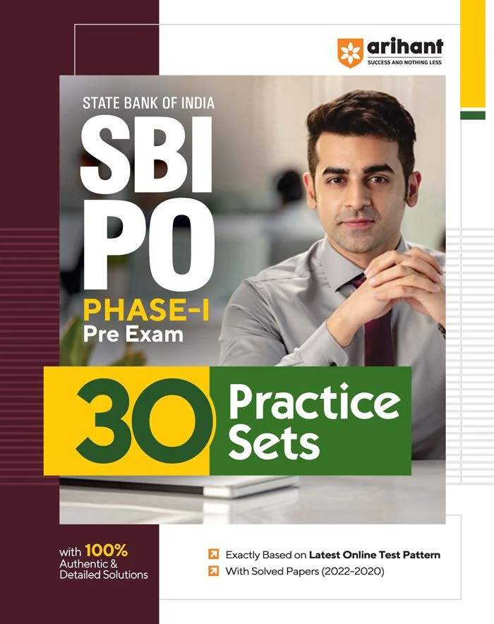 SBI PO Phase-1 Pre Exam (2023-24) | 30 Practices Sets | English Medium