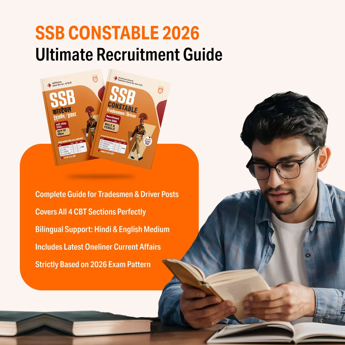 SSB Constable (Tradesman/ Driver) Exam 2026 | Male & Female | Based on Latest Online Exam Pattern: General Knowledge, Mathematics, Reasoning, English | Latest One Liner Current Affairs - Image 4