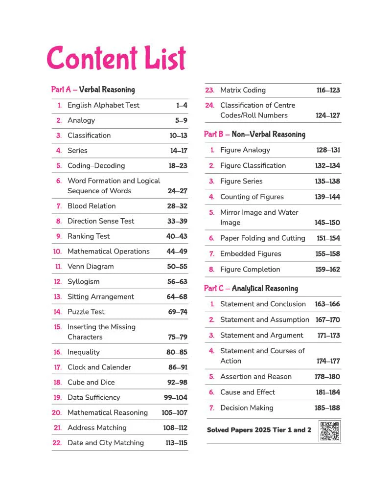 SSC CGL (Tier 1 & 2) General Intelligence & Reasoning Capsule Pro Notes | Complete Syllabus, PYQ Integrated, Notes & Practice | Useful for All SSC Exams - Image 2