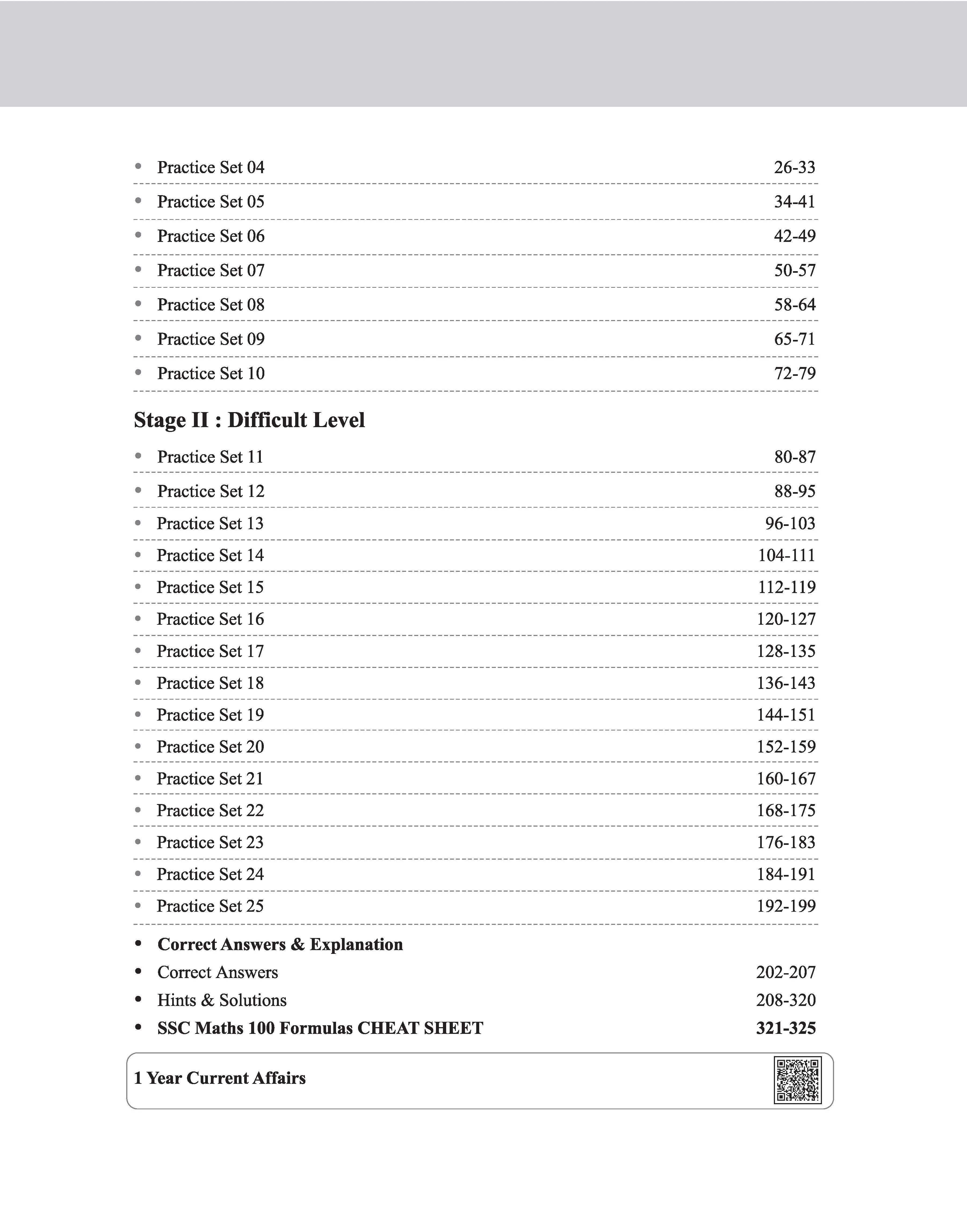 SSC CGL Tier-1 2026 Practice Book | 20 Sectional Tests & 25 Practice Sets | 3000+ Questions & Cheat Sheet | Digital + AI Connected 10 Mock Tests + FREE 1 Year Current Affairs - Image 3