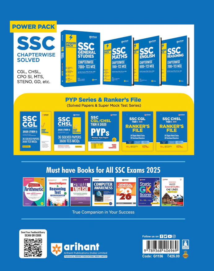 SSC CGL (TIER l) Exam 2025| 36 Solved Papers, 3600 TCS MCQ | 3rd Edition | English Medium - Image 2