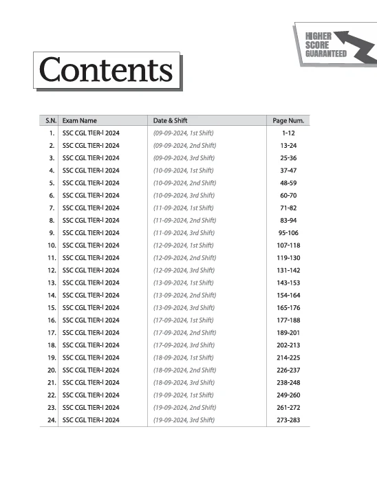 SSC CGL (TIER l) Exam 2025| 36 Solved Papers, 3600 TCS MCQ | 3rd Edition | English Medium - Image 3