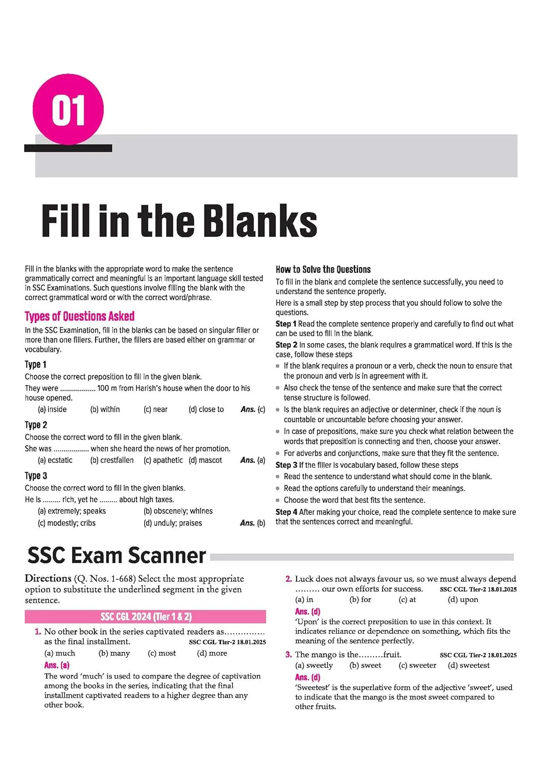 SSC English Chapterwise 8600+ MCQs | For CGL, CHSL, CPO, MTS, GD & Steno Exams | Eduquity & TCS Questions Till 2026 | Quick Revision Points + 100% Detailed Solutions - Image 5