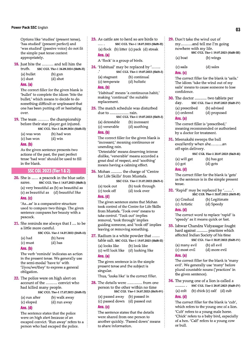 SSC English Chapterwise 8600+ MCQs | For CGL, CHSL, CPO, MTS, GD & Steno Exams | Eduquity & TCS Questions Till 2026 | Quick Revision Points + 100% Detailed Solutions - Image 6